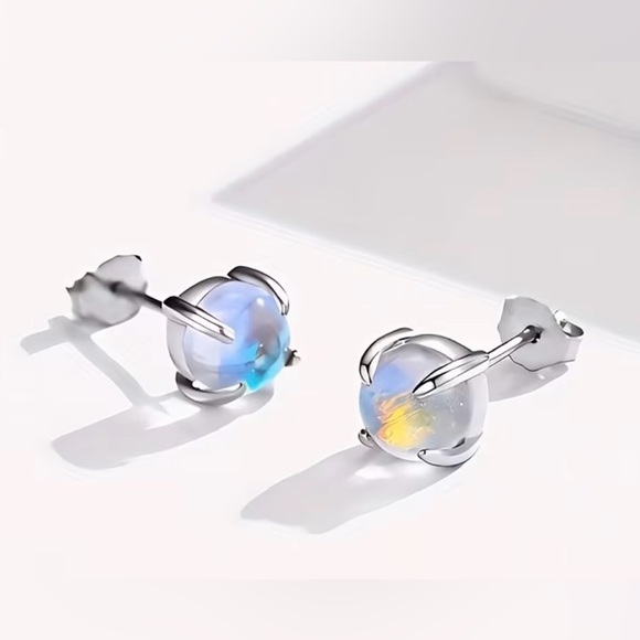 Jewelry - Minimalist Moonstone Earrings